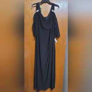 R &M Richard Embelished Cold Shoulder Gown Size 22W